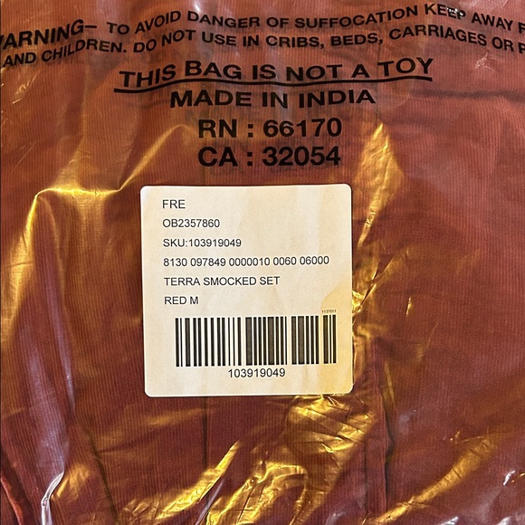 Free People Terra Smocked Set M BNWT - Picture 3 of 8